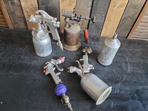 Vintage spray guns Davilbiss sharpe and more