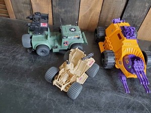 Vintage 1990s G. I. Joe toy Vehicles and tank