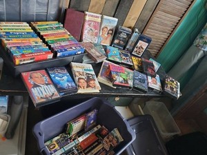 Large Lot of Various Title of VHS Tapes