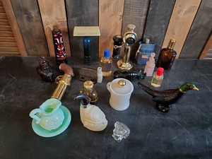 Vintage AVON Lot with some really cool styles, and Stetson Cologne in bottle