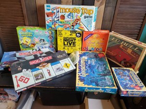 Lot of Vintage Games of various kinds great for the cabin on a rainy day