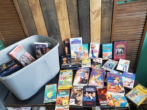 Lot of various VHS tapes of various Titles