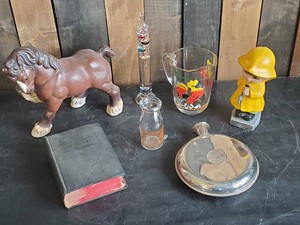 Vintage Lot of Figurines, Pitcher, and More