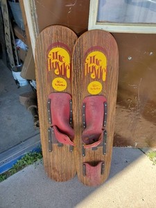 Pair of Classic Hustler Trick Skis in Great Condition