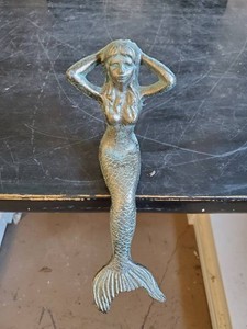 10 Vintage Cast Iron Mermaid Dcor