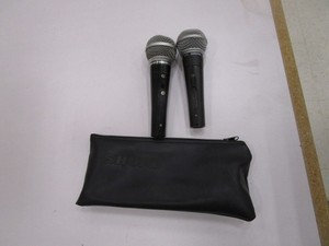 (2) Sure Microphones