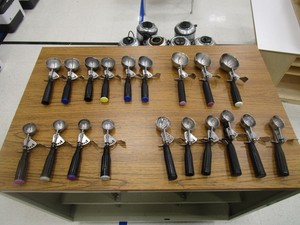 Various Size Scoops