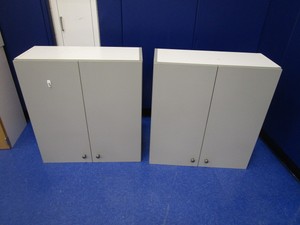 (2) Cabinets