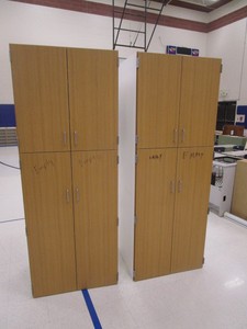 (2) Wall Cabinets 30x24x80