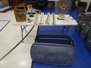 Fan, Blinds, Lamp, Tiles, Tote, Misc.