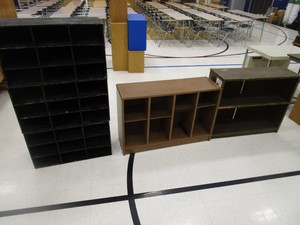 Cubby Cabinets & Bookshelf