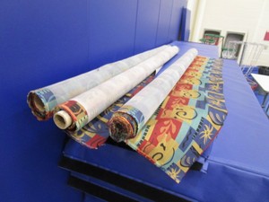 (3) 57 Rolls of Fabric