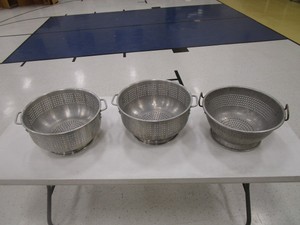 (3) 16 Alum Strainers