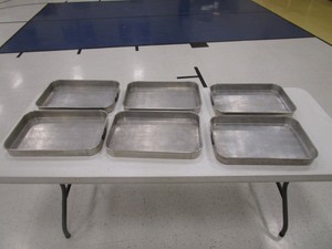 (6) Alum Baking Pans 12x18x2