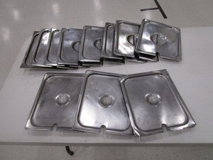 (11) SS Food Pan Covers 12 Size
