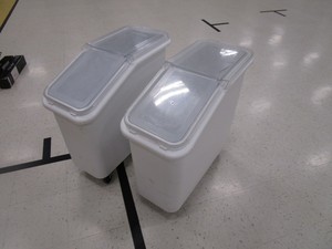 (2) Flour Tubs