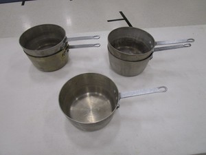 (5) Alum Pots 8x4