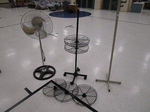 Fan, Display Rack, Coat Rack