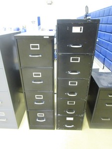 (1) 4 Drawer (1) 5 Drawer Filing Cabinets
