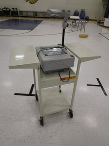 Metal Cart wOverhead Projector 39x20x39
