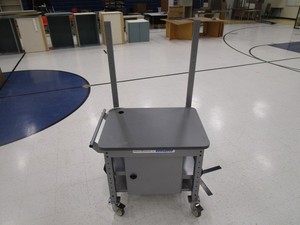 Metal AV Cart wTVMonitor Mount 34x24x30