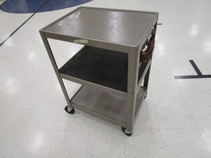 Metal AV Cart 24x18x34