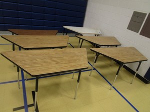 (6) Trapezoid Tables 26x58