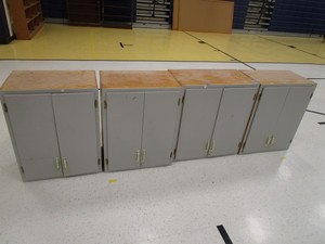 (4) Cabinets 25x16x32