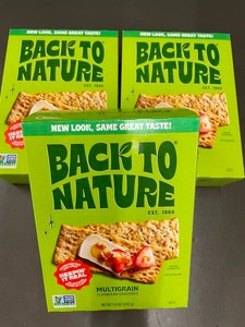 Back to Nature Multigrain Flatbread Crackers, 3 Boxes, 5 oz Each