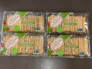 La Panzanella Croccantini Roasted Garlic Artisan Crackers - 4 ct Bulk