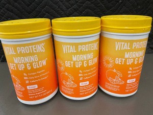Vital Proteins Morning Get Up and Glow Supplement, 3 Containers