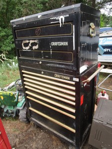 Craftsman tool cabinet, two piece 3...