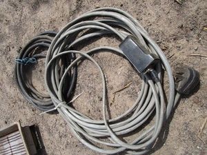 Power cords with 220V ends...