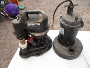Simmer submersible sump pump, Shur ...