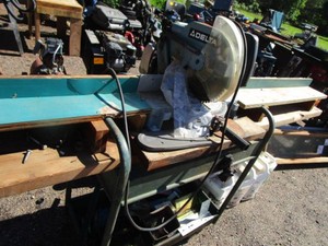 Trim saw style table with Delta mit...
