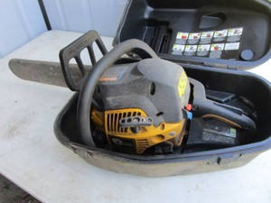 Poulan chainsaw & case...