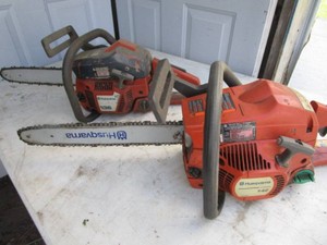 Husqvarna chainsaws with #142 and 1...