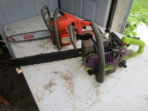 Poulan Wild Thing and Husqvarna 235...