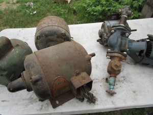 Electric motors, pump, possibly 3-p...