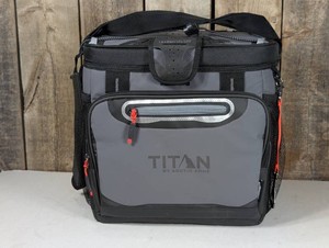 Titan by Arctic Zone Deep Freeze Zipperless Hardbody 30 Cans20 qt Cooler - Sharkskin Gray