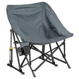 GCI Outdoor Pod Rocker Portable Rocking Camping Chair - Dark Charcoal