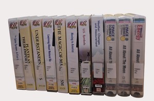 School Days VHS Lot  Science, Space, History & More
