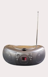 Classroom Favorite Hamilton Buhl MPC-3030 CD Boombox  AMFM Radio, AUX Input, Portable & Powers On