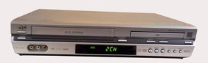 Classic JVC DVDVCR Combo Player HR-XVC29SU  Hi-Fi Stereo  Progressive Scan  Tested Power On