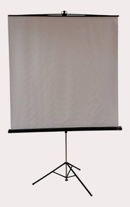 Bretford Portable Tripod Projection Screen  Classroom, Office & Presentation Ready