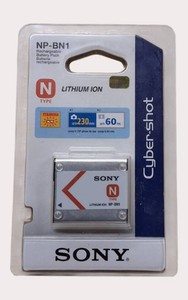 NEW Genuine Sony NP-BN1 Rechargeable Lithium-Ion Battery  OEM Cyber-shot Battery  Factory Sealed