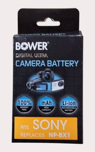 NEW Bower NP-BX1 Replacement Camera Battery  Sony Cyber-shot Compatible  1800mAh Li-Ion