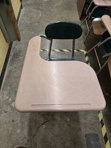Lot of 6 Student Desks  Mixed Adjustable Classroom Desks  School Surplus Furniture