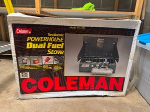 Coleman Two-Burner Powerhouse Dual Fuel Stove