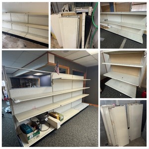 Huge Lot of Gondola Shelving
